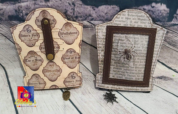 Memento Mori Tombstone Wristlet Sewing Pattern (SVG files included!)