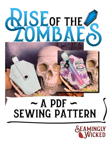 Rise of the Zombae’s Coffin Wallet PDF Sewing Pattern (SVG Ffiles included!)