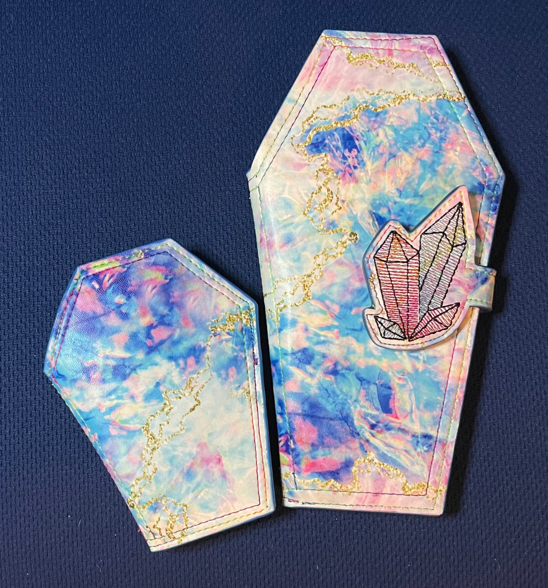 ADD ON Claudia Bifold Coffin Wallet Pattern Pieces (SVG files include