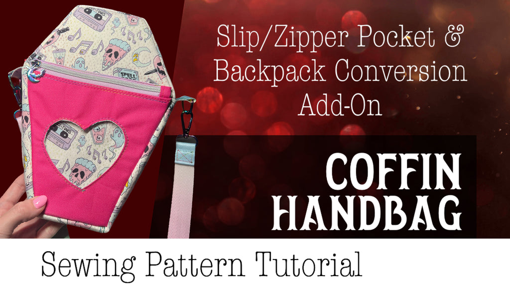 Coffin Make-up Bag Sewing Pattern Only-joliette 